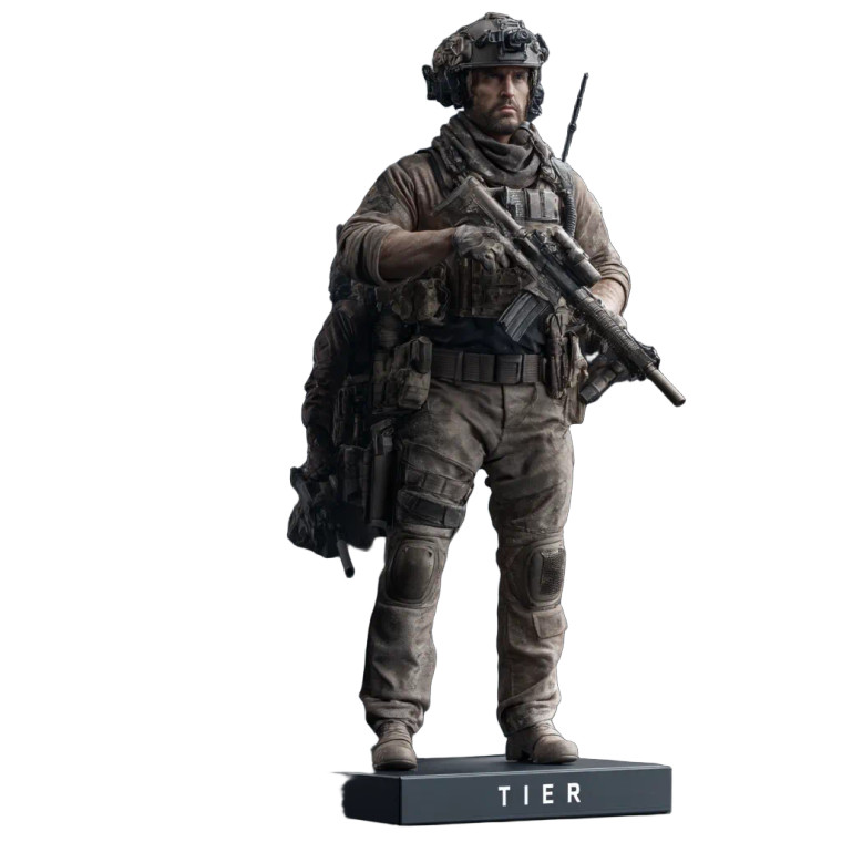 Devgru Action Figure Vinyl Car Decal Sticker – Waterproof & UV-Resistant 8"