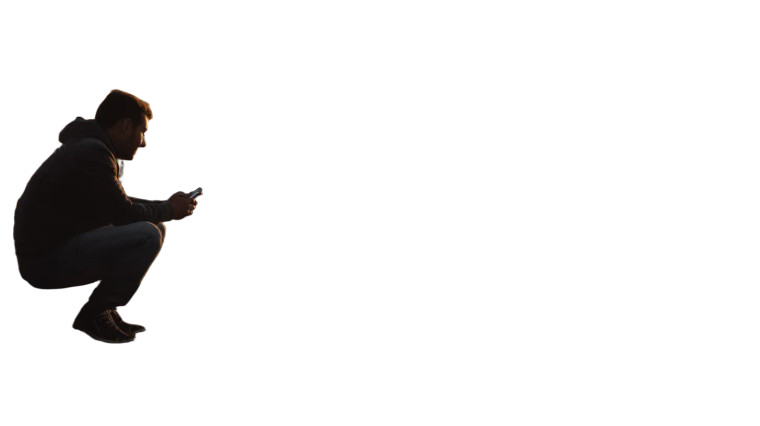 Distant Father Scene Vinyl Car Decal Sticker – Waterproof & UV-Resistant 8"