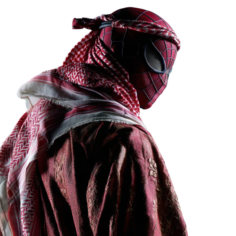 Arab Spider-Man Vinyl Car Decal Sticker – Waterproof & UV-Resistant 8"