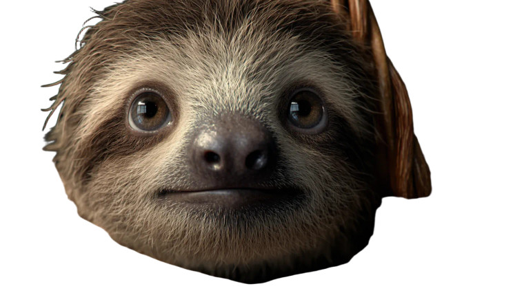 Sloth Vinyl Car Decal Sticker – Waterproof & UV-Resistant 8"