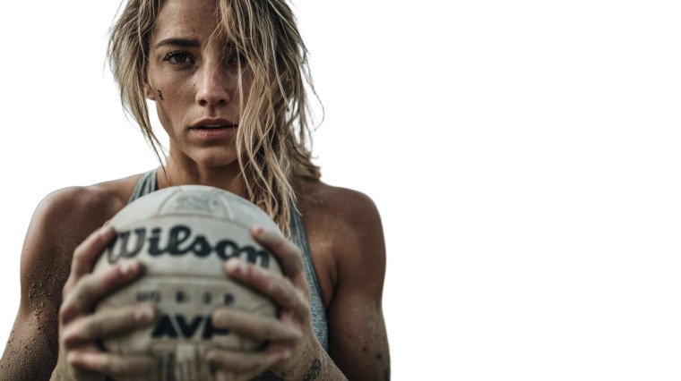 Volleyball Player'S Hands Vinyl Car Decal Sticker – Waterproof & UV-Resistant 8"