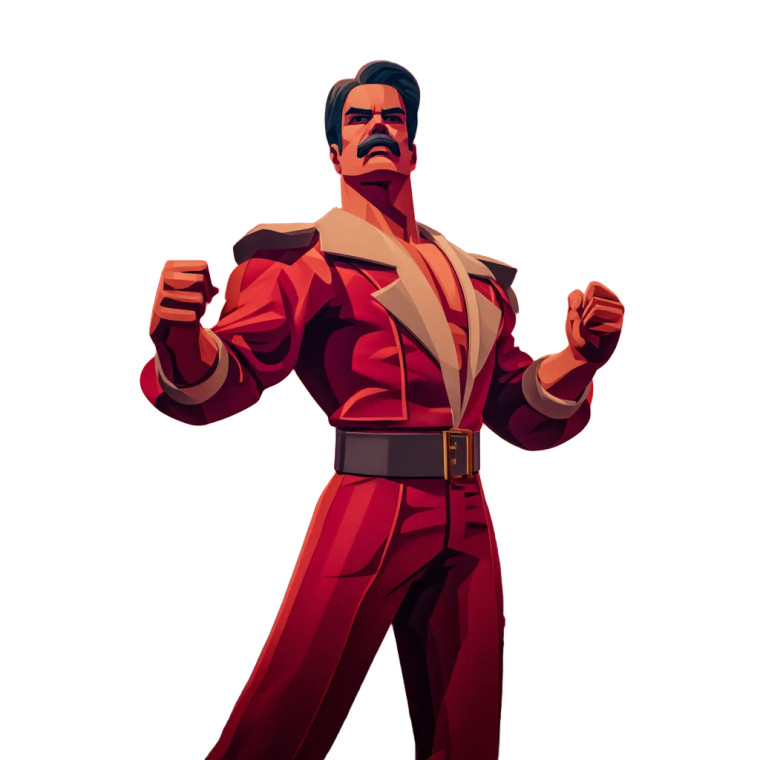 Macho Vinyl Car Decal Sticker – Waterproof & UV-Resistant 8"