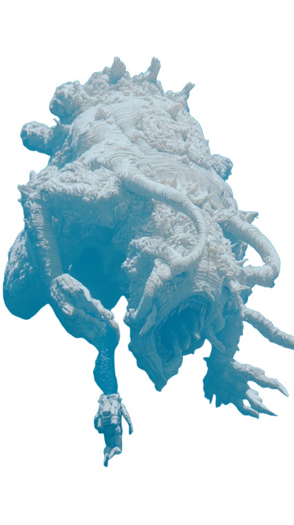 Deep Sea Horror V2 Vinyl Car Decal Sticker – Waterproof & UV-Resistant 8"