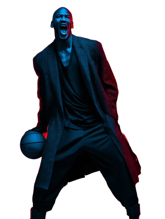 Michael Jordan Basketball Vinyl Car Decal Sticker – Waterproof & UV-Resistant 8"