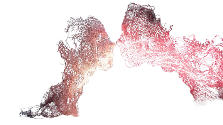 Futuristic Digital Sculpture Vinyl Car Decal Sticker – Waterproof & UV-Resistant 8"