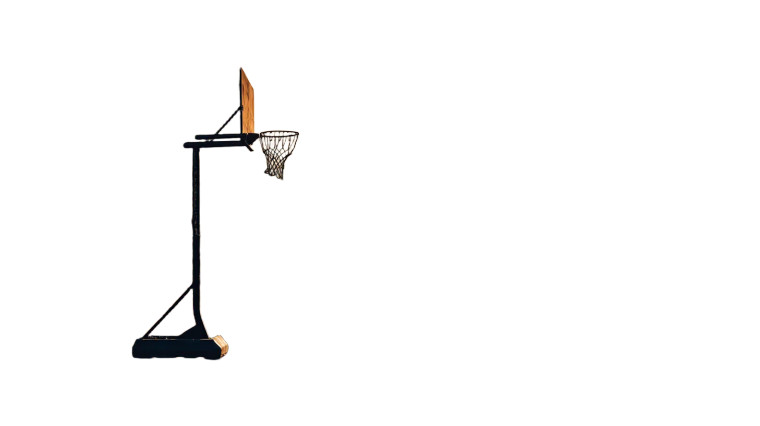 Portable Basketball Hoop Vinyl Car Decal Sticker – Waterproof & UV-Resistant 8"