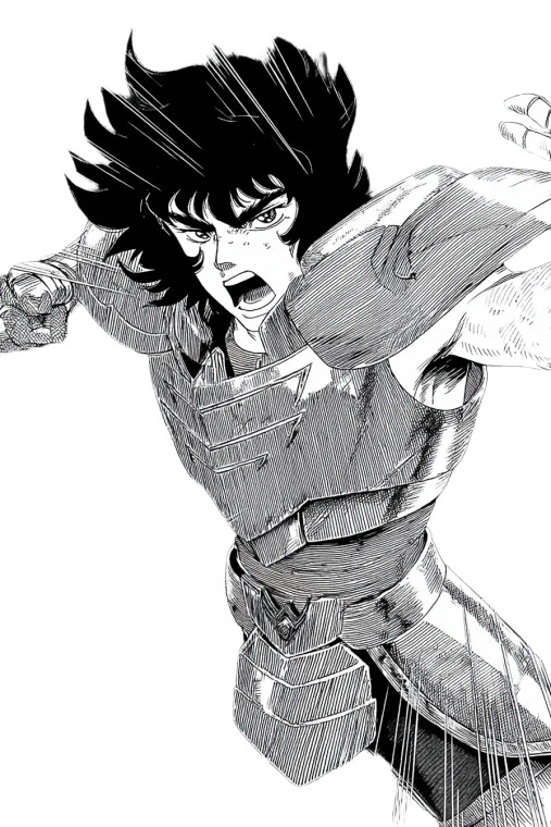 Saint Seiya Warrior Vinyl Car Decal Sticker – Waterproof & UV-Resistant 8"