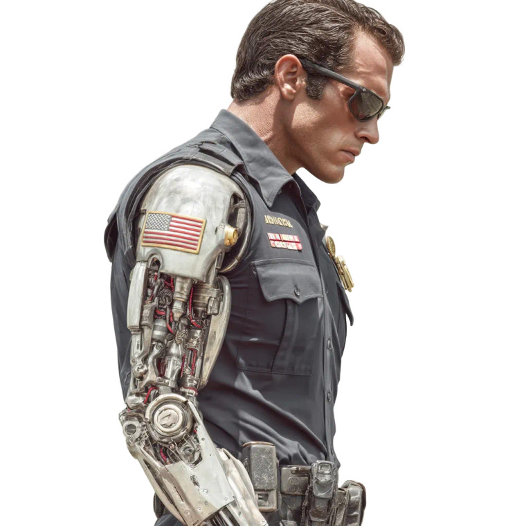 Henry Cavill Terminator Vinyl Car Decal Sticker – Waterproof & UV-Resistant 8"