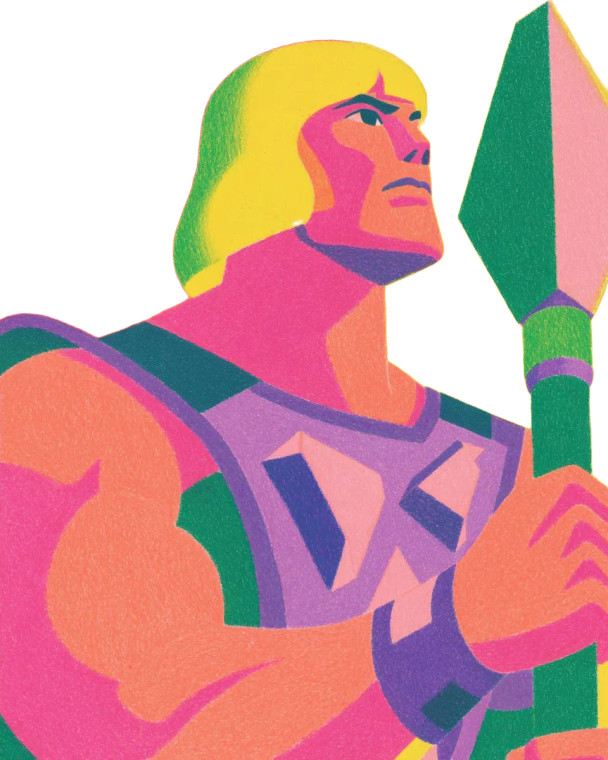 Heman Vinyl Car Decal Sticker – Waterproof & UV-Resistant 8"