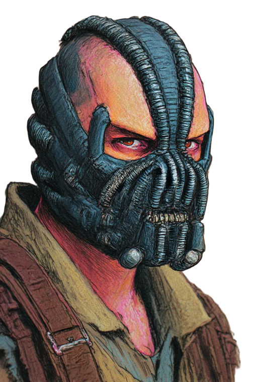 Bane Drawing Vinyl Car Decal Sticker – Waterproof & UV-Resistant 8"