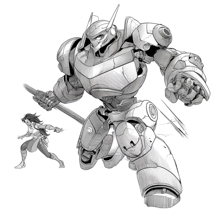 Pokémon Mecha Combat Vinyl Car Decal Sticker – Waterproof & UV-Resistant 8"