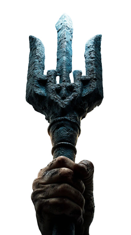 Lightning Trident Vinyl Car Decal Sticker – Waterproof & UV-Resistant 8"