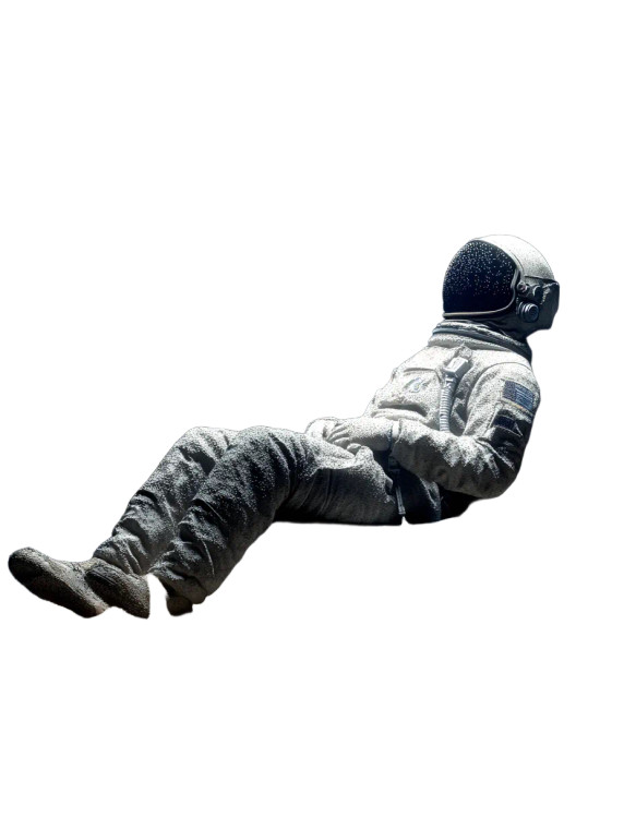 Lost Astronaut V2 Vinyl Car Decal Sticker – Waterproof & UV-Resistant 8"