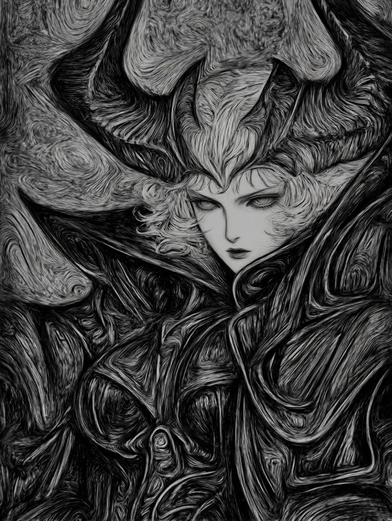 Demon Queen V6 Vinyl Car Decal Sticker – Waterproof & UV-Resistant 8"