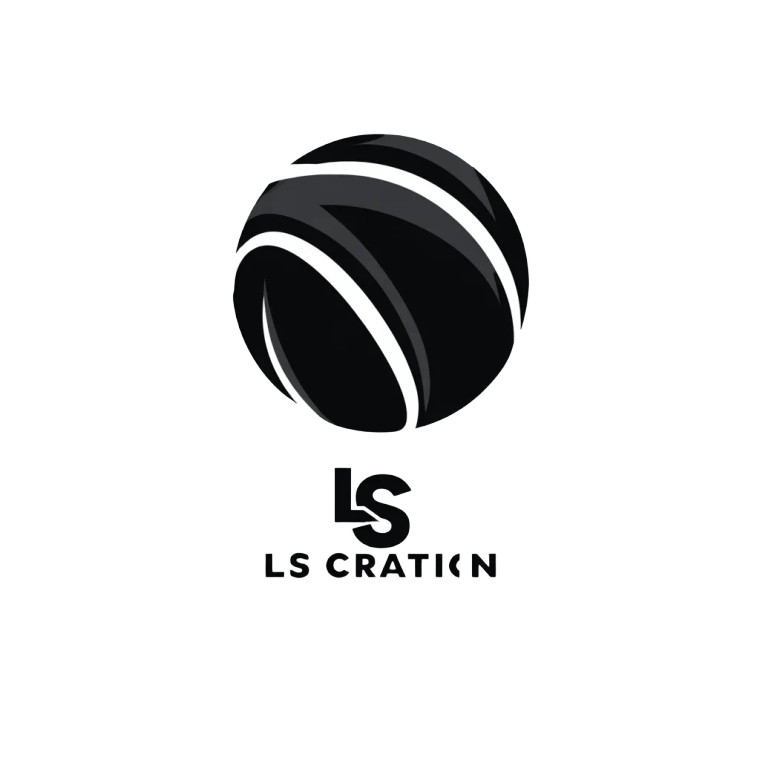 L'S Creation Logo Vinyl Car Decal Sticker – Waterproof & UV-Resistant 8"