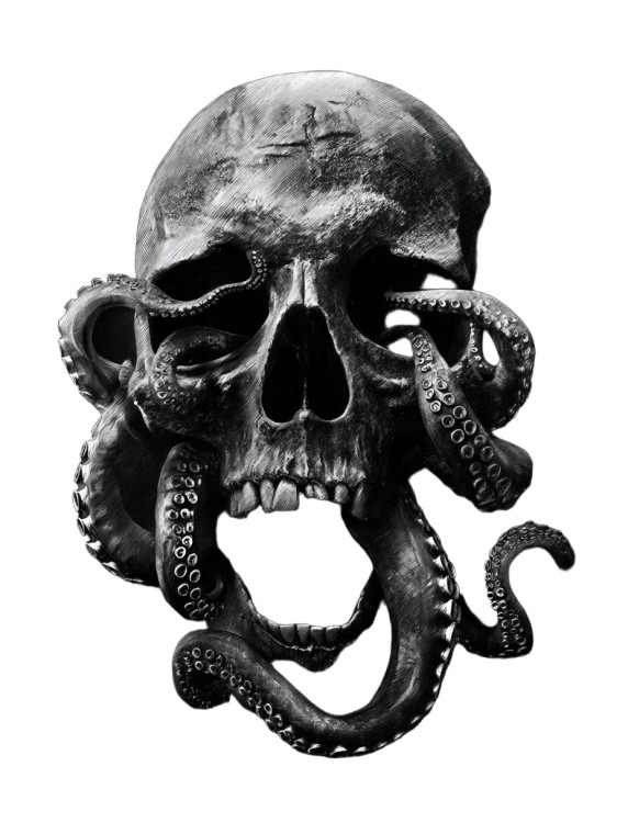 Evil Laughing Skull V2 Vinyl Car Decal Sticker – Waterproof & UV-Resistant 8"