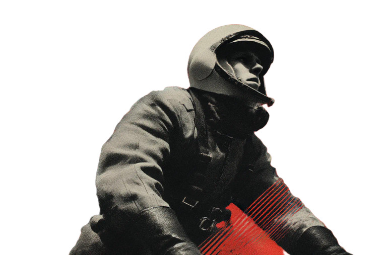 Soviet Cosmonaut Poster Vinyl Car Decal Sticker – Waterproof & UV-Resistant 8"