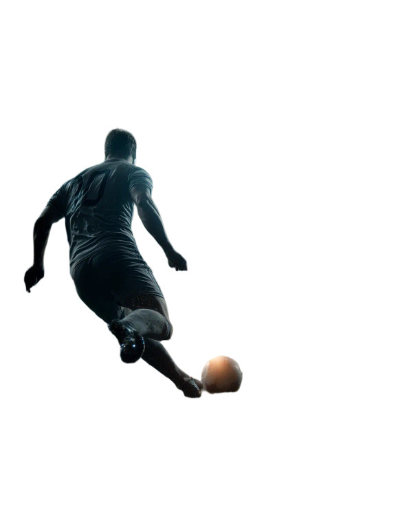 Soccer Player Kick V3 Vinyl Car Decal Sticker – Waterproof & UV-Resistant 8"