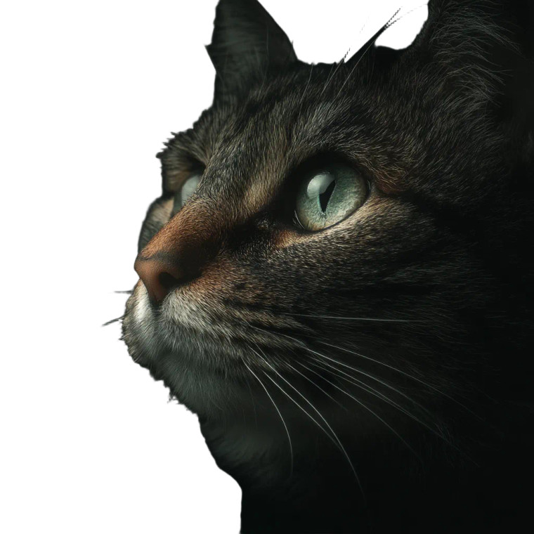 Cat V27 Vinyl Car Decal Sticker – Waterproof & UV-Resistant 8"
