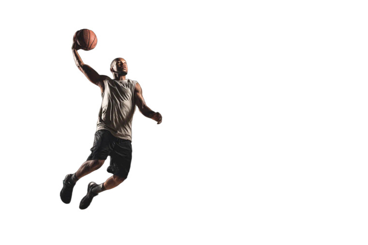 Basketball Layup Shot Vinyl Car Decal Sticker – Waterproof & UV-Resistant 8"