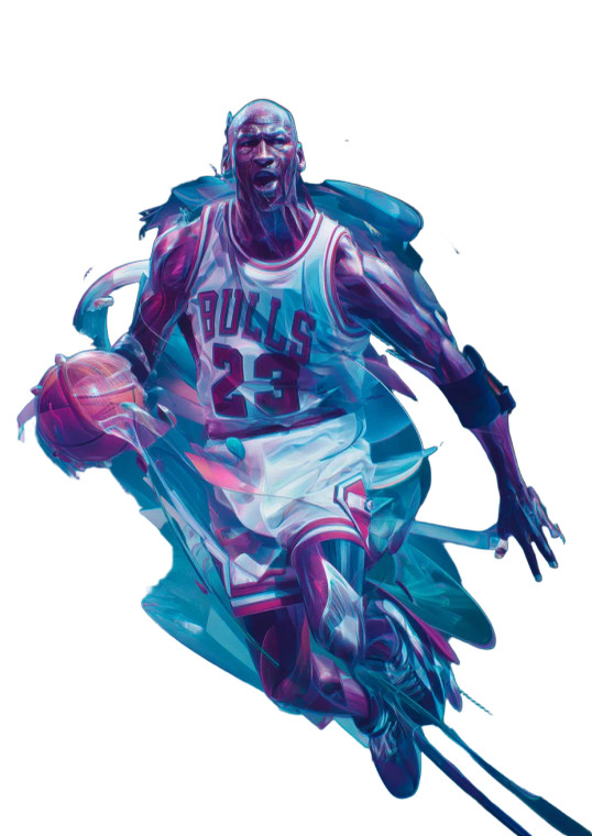 Iconic Basketball Art Vinyl Car Decal Sticker – Waterproof & UV-Resistant 8"