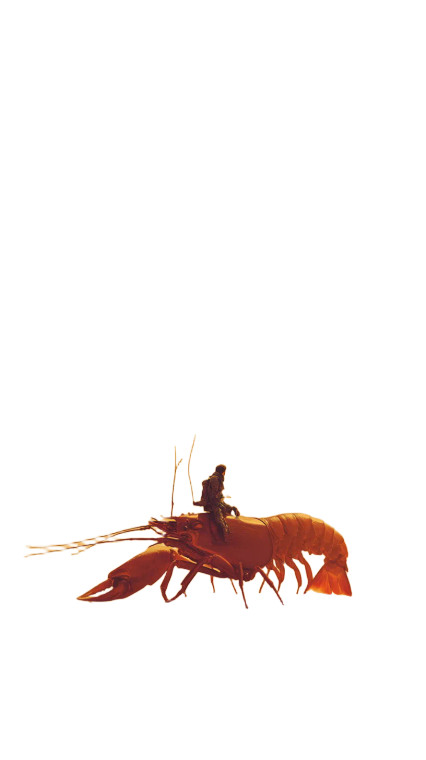 Fremen Shrimp Ride Vinyl Car Decal Sticker – Waterproof & UV-Resistant 8"