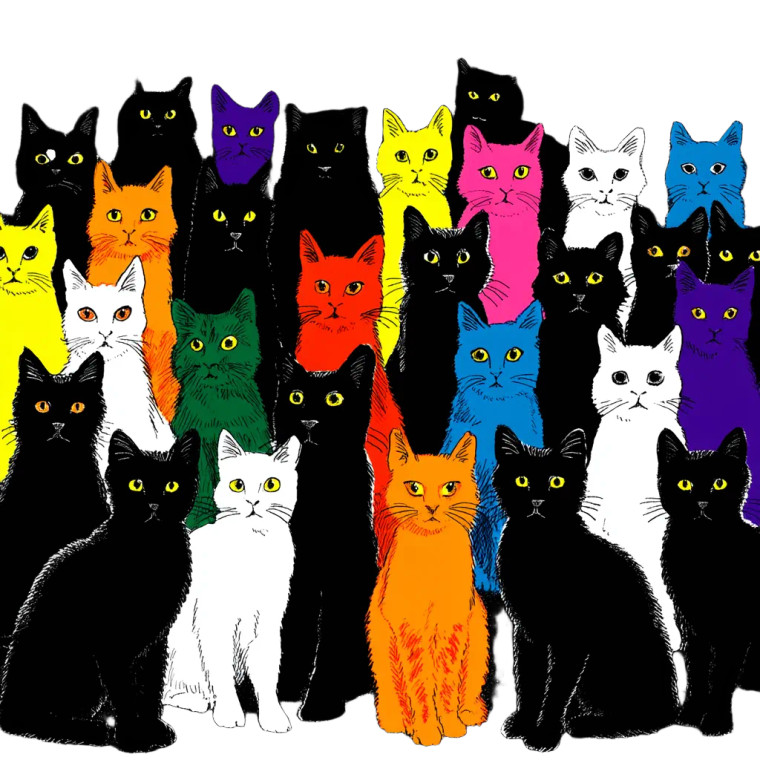 Cats Vinyl Car Decal Sticker – Waterproof & UV-Resistant 8"