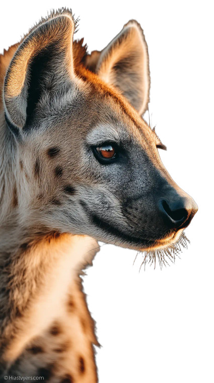 Sly Hyena Portrait Vinyl Car Decal Sticker – Waterproof & UV-Resistant 8"