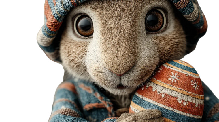 Easter Bunny V6 Vinyl Car Decal Sticker – Waterproof & UV-Resistant 8"