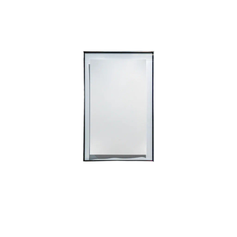 White Picture Frame Vinyl Car Decal Sticker – Waterproof & UV-Resistant 8"
