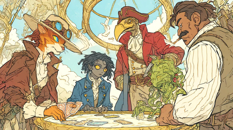 Victorian Airship Explorers Vinyl Car Decal Sticker – Waterproof & UV-Resistant 8"