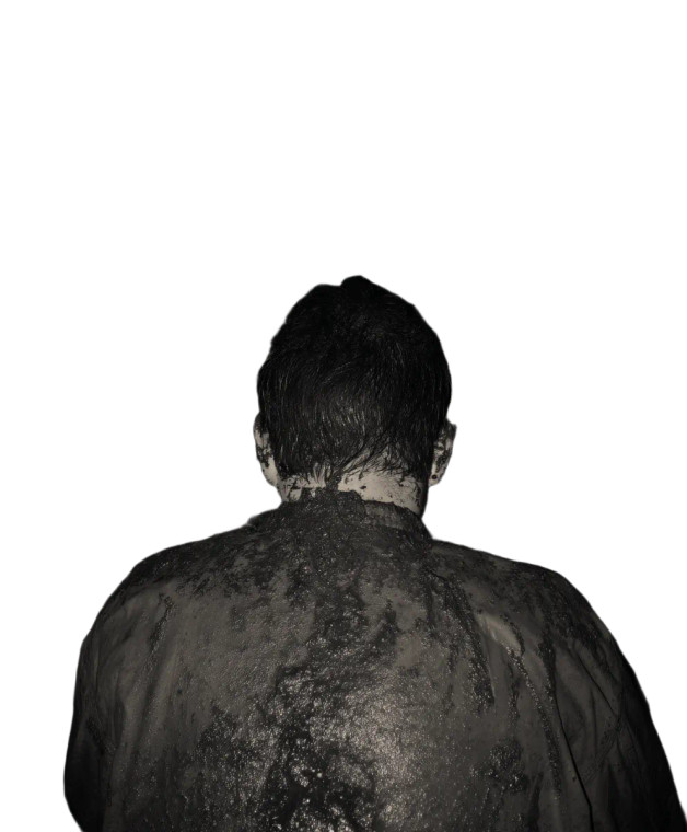 Backward-Facing Portrait Vinyl Car Decal Sticker – Waterproof & UV-Resistant 8"