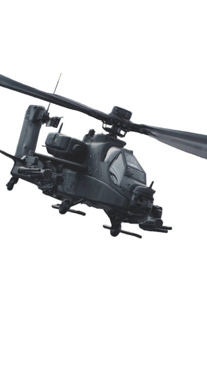 Helicopter Gunships Vinyl Car Decal Sticker – Waterproof & UV-Resistant 8"