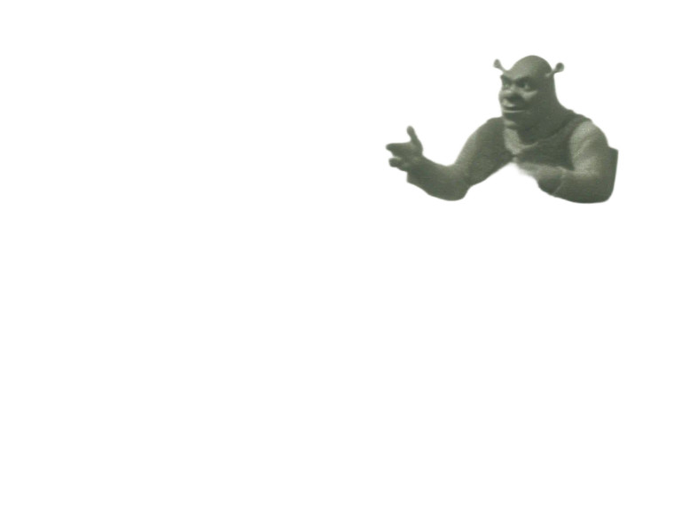 Shrek Teaching Vinyl Car Decal Sticker – Waterproof & UV-Resistant 8"