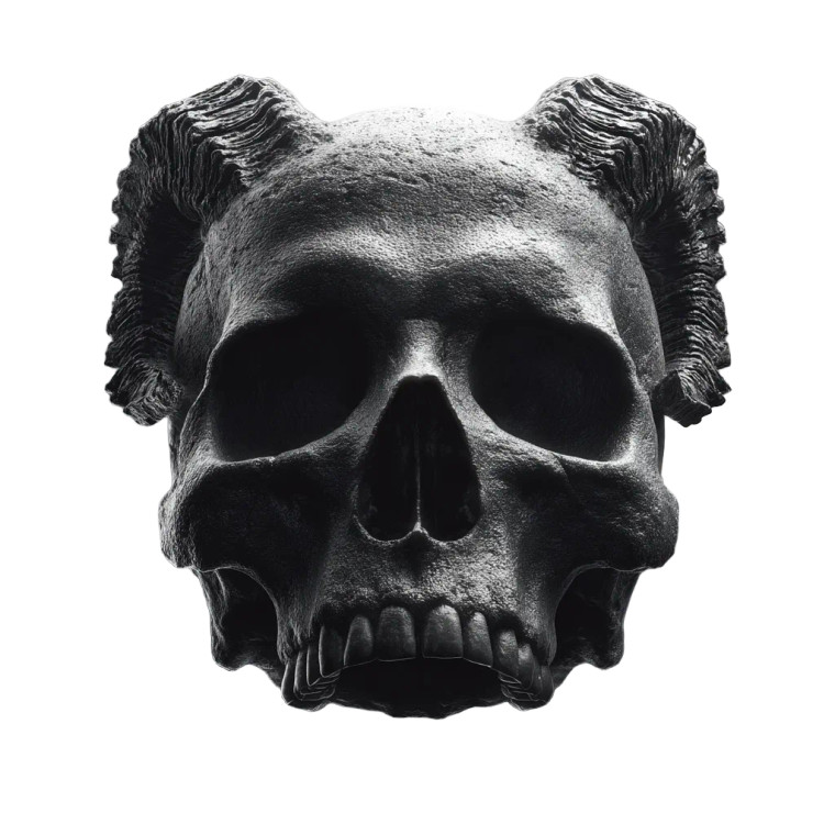 Dark Demon Skull V2 Vinyl Car Decal Sticker – Waterproof & UV-Resistant 8"