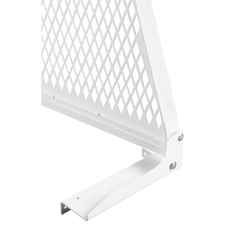 Ultimate Protection | Weather Guard White Steel Headache Rack Mounting Kit for Trucks 63-63.5" Inner Bed | Powder Coated | Fits Protect-A-Rail Headache Rack