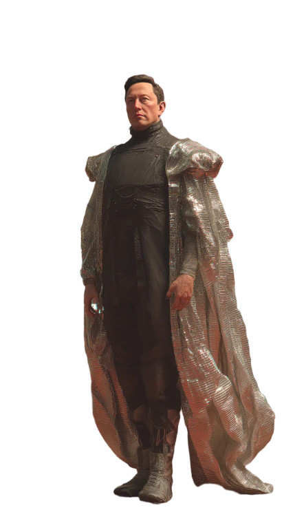 Futuristic Desert Leader Vinyl Car Decal Sticker – Waterproof & UV-Resistant 8"