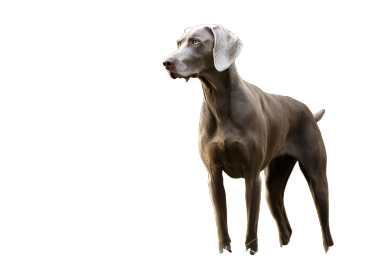 Weimaraner In Forest Vinyl Car Decal Sticker – Waterproof & UV-Resistant 8"