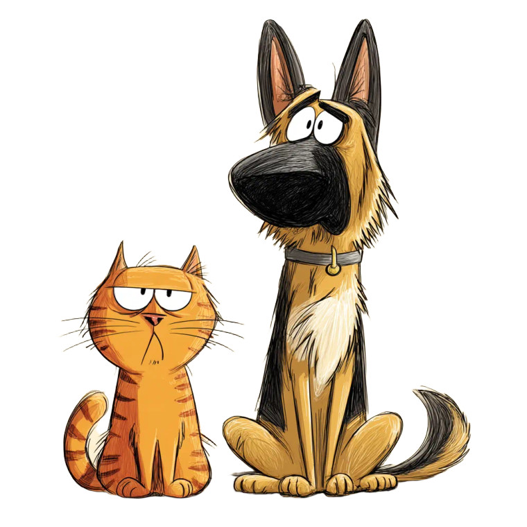 Grumpy Cat Happy Dog Vinyl Car Decal Sticker – Waterproof & UV-Resistant 8"