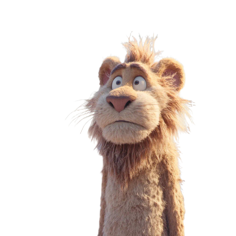 Stylized Cgi Lion Vinyl Car Decal Sticker – Waterproof & UV-Resistant 8"