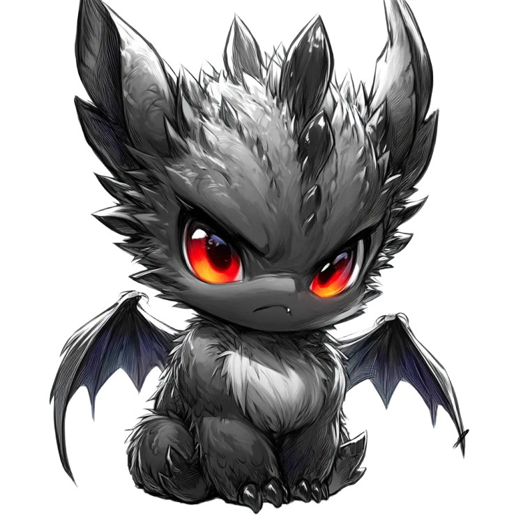Chibi Vampire Bat Vinyl Car Decal Sticker – Waterproof & UV-Resistant 8"