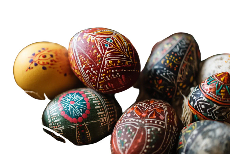 Easter Eggs V2 Vinyl Car Decal Sticker – Waterproof & UV-Resistant 8"