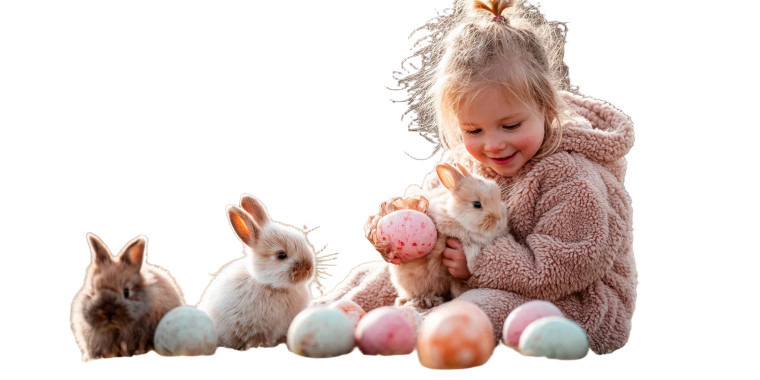 Easter Joy Vinyl Car Decal Sticker – Waterproof & UV-Resistant 8"