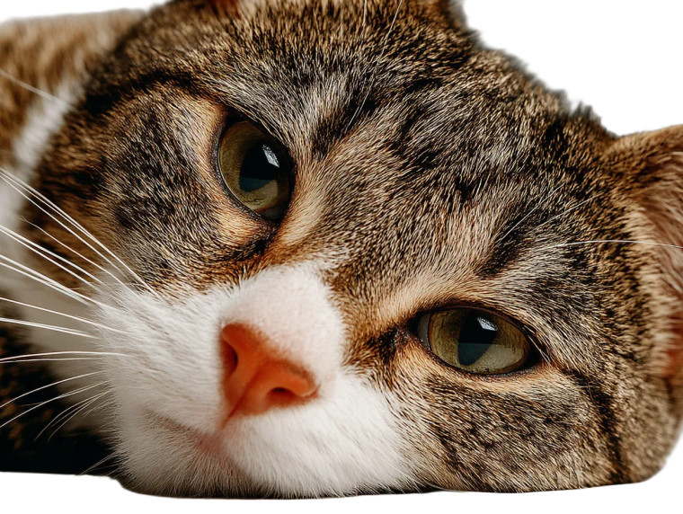 Cat Photoshoot Vinyl Car Decal Sticker – Waterproof & UV-Resistant 8"