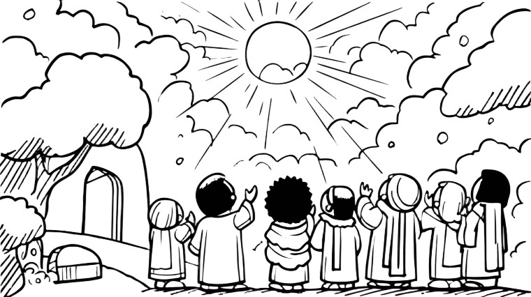 Jesus Ascending Clipart Vinyl Car Decal Sticker – Waterproof & UV-Resistant 8"