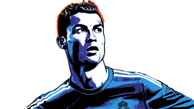 Cristiano Ronaldo Pose Vinyl Car Decal Sticker – Waterproof & UV-Resistant 8"