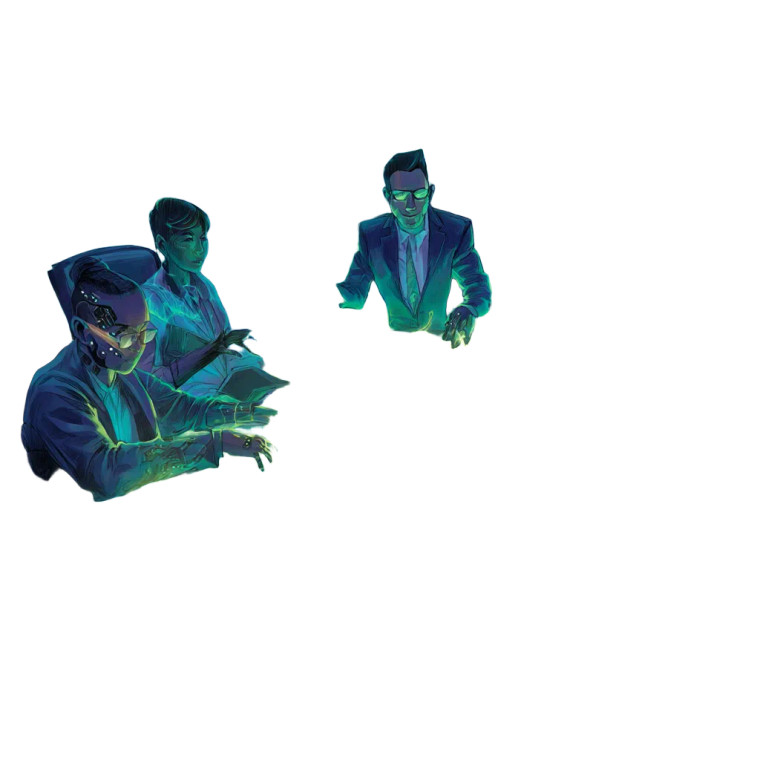 Cyberpunk Executive Ritual Vinyl Car Decal Sticker – Waterproof & UV-Resistant 8"