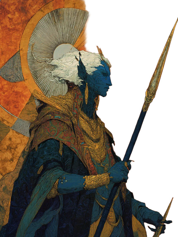 Dark Elf Warrior V15 Vinyl Car Decal Sticker – Waterproof & UV-Resistant 8"