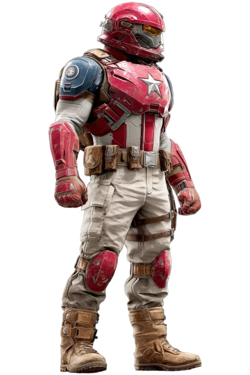 Captain America Spartan Vinyl Car Decal Sticker – Waterproof & UV-Resistant 8"
