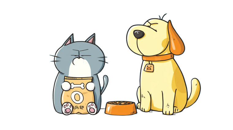 Cat And Dog Duo Vinyl Car Decal Sticker – Waterproof & UV-Resistant 8"